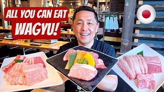 All You Can Eat WAGYU Buffet in Tokyo 🇯🇵 Yakiniku Japanese Restaurant in Japan [upl. by Adiv]