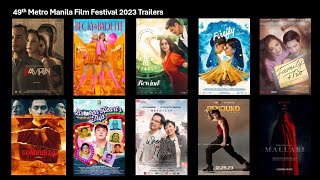 MMFF 2023 Entries Full Trailers  ALL MOVIES  49th Metro Manila Film Festival [upl. by Karla]