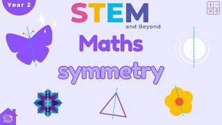 Symmetry  KS1 Maths Year 2  Home Learning [upl. by Yenattirb216]