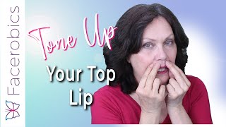 Tone Up Your TOP LIP  Exercise to Lift UPPER LIP [upl. by Derna]