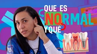 Dolor después del dentista ¿Qué es normal 😊 y qué no 😓 [upl. by Giana819]