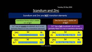 OCR A 531 and 532 Transition Elements and Qualitative Analysis REVISION [upl. by Mani793]