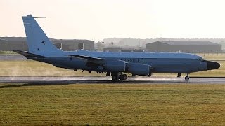 First British Joint Rivet Aircraft delivered to RAF Waddington [upl. by Chrystel]