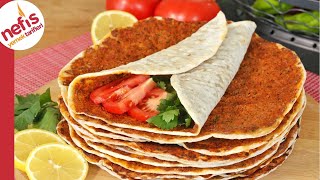 ÇITIR ÇITIR LAHMACUN TARİFİ ✅ EVDE YAPABİLECEĞİNİZ EN İYİ LAHMACUN [upl. by Anitnamaid]