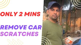 Car scratches removal in 2 Mins  Only 200 Rs multiple scratches remove Marathi [upl. by Ethbun]