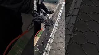 Slope Protection edge fixing process smartwork goodtools [upl. by Christen]