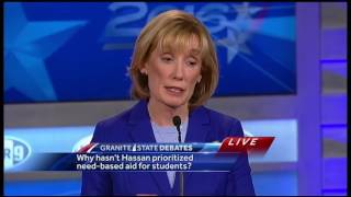 2016 Granite State Debate US Senate candidates Student debt [upl. by Arammat]