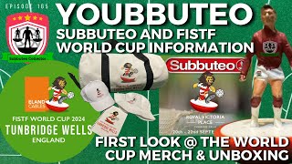 Subbuteo FISTF World Cup Information amp FIRST LOOK  World Cup Merchandise on Youbbuteo [upl. by Bak]