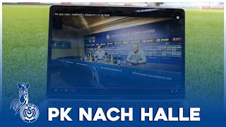 quotMassive Belastungquot  PK nach Halle  MSVHFC  ZebraTV  27062020 [upl. by Atilehs]