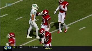 North Texas Fake Fair Catch  90yard Punt Return TD [upl. by Leahcimrej]