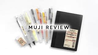 muji stationery review  alternatives [upl. by Zippora]