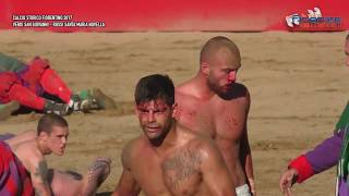 Calcio Storico Fiorentino 2017 Verdi  Rossi Riguarda le azioni della prima semifinale [upl. by Alaek]