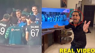 Pakistan Fan Momin Saqib Huge Celebration after Win against NZ with DLS Method  PAK vs NZ  Fakhar [upl. by Thalassa]