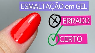 🚫ERROS da ESMALTACÃO EM GEL  Como fazer Esmaltação em Gel na unha Natural  Mundo Nails [upl. by Nath]