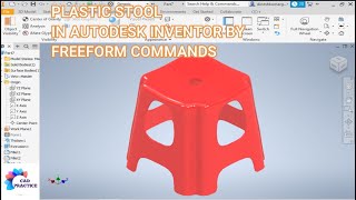 Autodesk Inventor Freeform  Inventor Tutorial  3d drawing Tutorials  Inventor Basics [upl. by Eseerehc409]