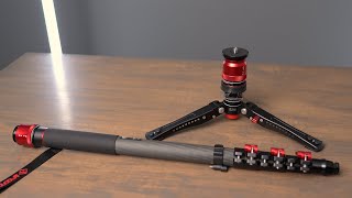 iFootage Cobra 3 Pedal Base Monopod Review [upl. by Cart785]