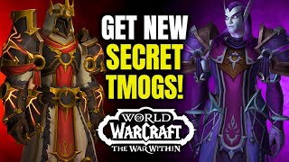 How To Get New Cool quotSecretquot Transmogs amp Cosmetics In TWW WoW The War Within Transmog Guide [upl. by Oicnevuj]