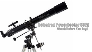 Celestron PowerSeeker 80EQ  Watch Before You Buy [upl. by Liman]