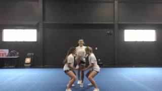 Advanced Cheerleading Stunt Progression Elevator Prep [upl. by Ramej23]