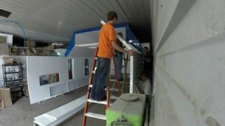 Polar Paint Booth Install [upl. by Hendricks468]