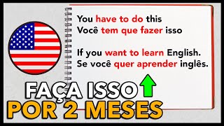 INGLÊS PARA INICIANTES Use esta TÉCNICA para APRENDER INGLÊS SOZINHO 5x mais rápido [upl. by Ayotol]