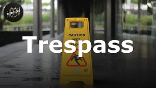 Introduction to Trespass  Law of Tort [upl. by Campman]