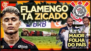 🚨FLAMENGO ZICADO LUÍS ARAÚJO É MAIS UM DESFALQUE PARA A LIBERTA  CORINTHIANS TEM FOLHA DE 225 MI [upl. by Perren]