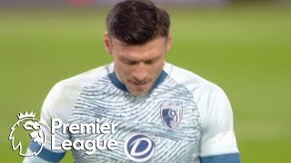 Kieffer Moore heads in Bournemouths second against Crystal Palace  Premier League  NBC Sports [upl. by Daughtry]