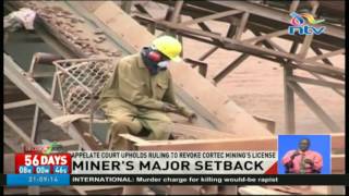 Cortec Mining suffers major setback as ruling is upheld [upl. by Leiva]