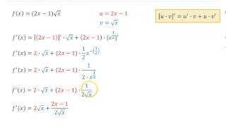 S2  36b  Derivasjon produktregelen [upl. by Ecnarolf]