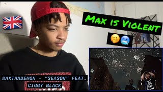 UK London Kid Reacts to  MaxThaDemon quotSeasonquot feat Ciggy Black 🇬🇧 Reaction  bpmprodz [upl. by Ainnos]