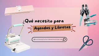 ¿Qué material y maquinas necesito para hacer Agendas y Libretas [upl. by Noryak]