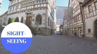 Sightseeing in der Fachwerkstadt Eppingen in GERMANY [upl. by Yennaiv]