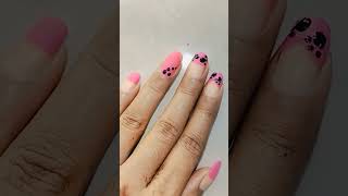 Nails arts at home 🏡 beautiful nails design 😍 cute nails arts for beginners 😍nailsdesignclub [upl. by Aserehc942]