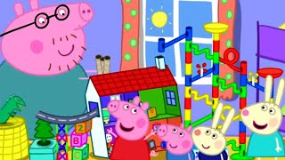 The Biggest Marble Run Challenge with Peppa Pig  Peppa Pig Official Family Kids Cartoon [upl. by Benco412]