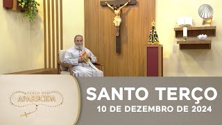 Terço de Aparecida com Pe Antonio Maria  10 de dezembro de 2024 Mistérios Dolorosos [upl. by Schwarz]