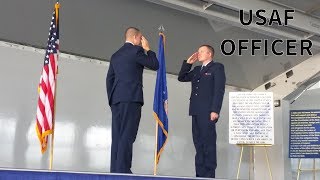 Oath of Office  US Air Force Commissioning Ceremony [upl. by Ecirahs]