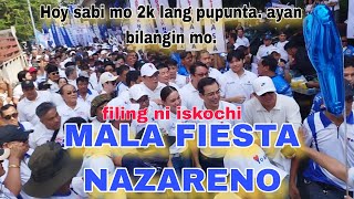 Filing ni isko chi Atienza mala fiesta nazarenomga 2k pang daw ang pupunta ayan mag bilang ka [upl. by Aldred]