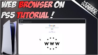 How to Access the Web Browser on the PS5 [upl. by Tom]