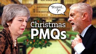 May amp Corbyn battle it out in last PMQs before Christmas [upl. by Neela]