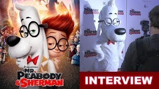 Mr Peabody and Sherman 2014 Red Carpet Interview  Ty Burrell Rob Minkoff  Beyond The Trailer [upl. by Ellatsyrc655]