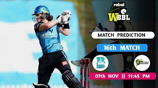 BRH vs SYT 16th Match WBBL 2024  Brisbane Heat vs Sydney Thunder Match Prediction [upl. by Suilmann]