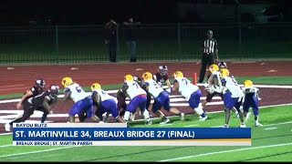 Bayou Blitz Week 3 Acadiana High School Football Scores amp Highlights Thursday [upl. by Nnylacissej]