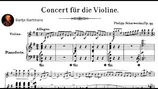 Philipp Scharwenka  Violin Concerto Op 95 1894 [upl. by Obidiah]