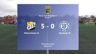 241027 Halvorstorps IS  Sjuntorps IF Höjdpunkter [upl. by Einhoj]