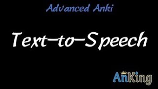 How to use Ankis TextToSpeech TTS [upl. by Adlemi261]