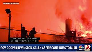 WinstonSalem North Carolina Fertilizer Plant Fire [upl. by Oninotna141]