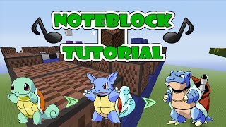 Pokemon Evolution Doorbell  Note Block quotTutorialquot Minecraft XboxPs3 [upl. by Kosel]