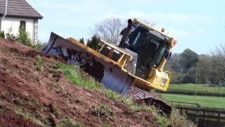 Komatsu Dozer Preparing Ground [upl. by Rehttam]