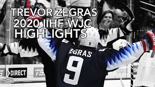 Trevor Zegras 2020 IIHF WJC Highlights [upl. by Leiser]